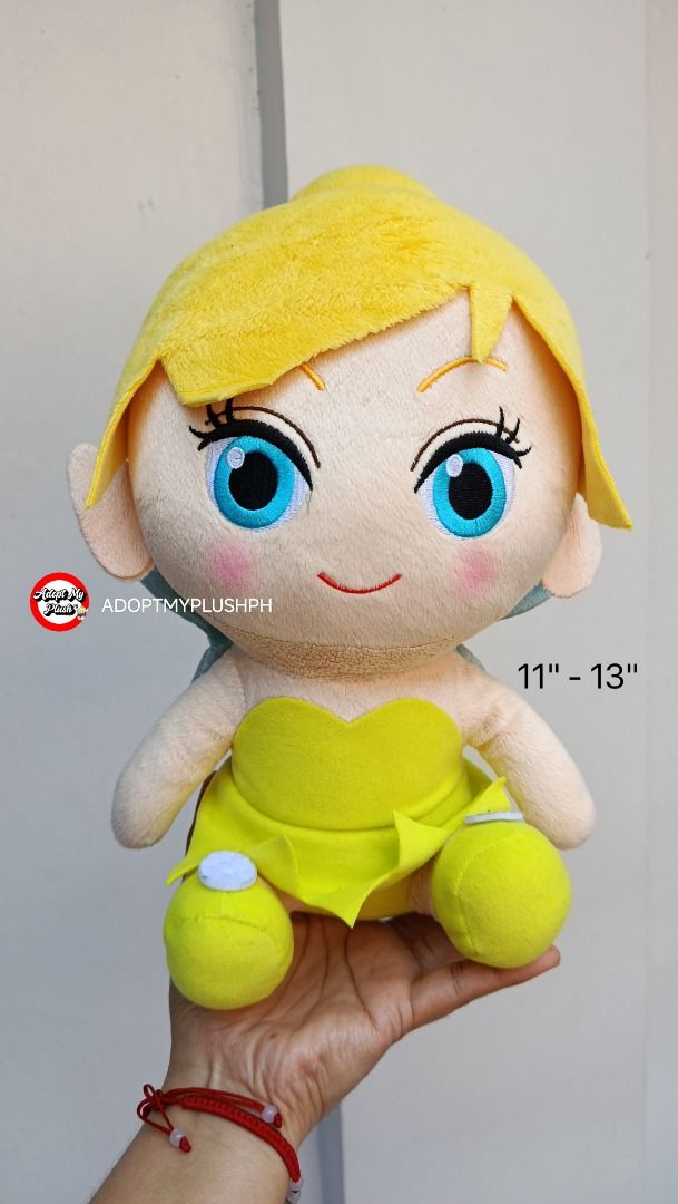 13" SEGA Disney Tinkerbell sitting plush (Category: Plushies & Soft Toys) located in Taguig. Submitted by adopt.my.plush.ph (Listing ID 1468537590, Image 1). Description: 390.00 SEGA Disney Tinkerbell sitting plush .