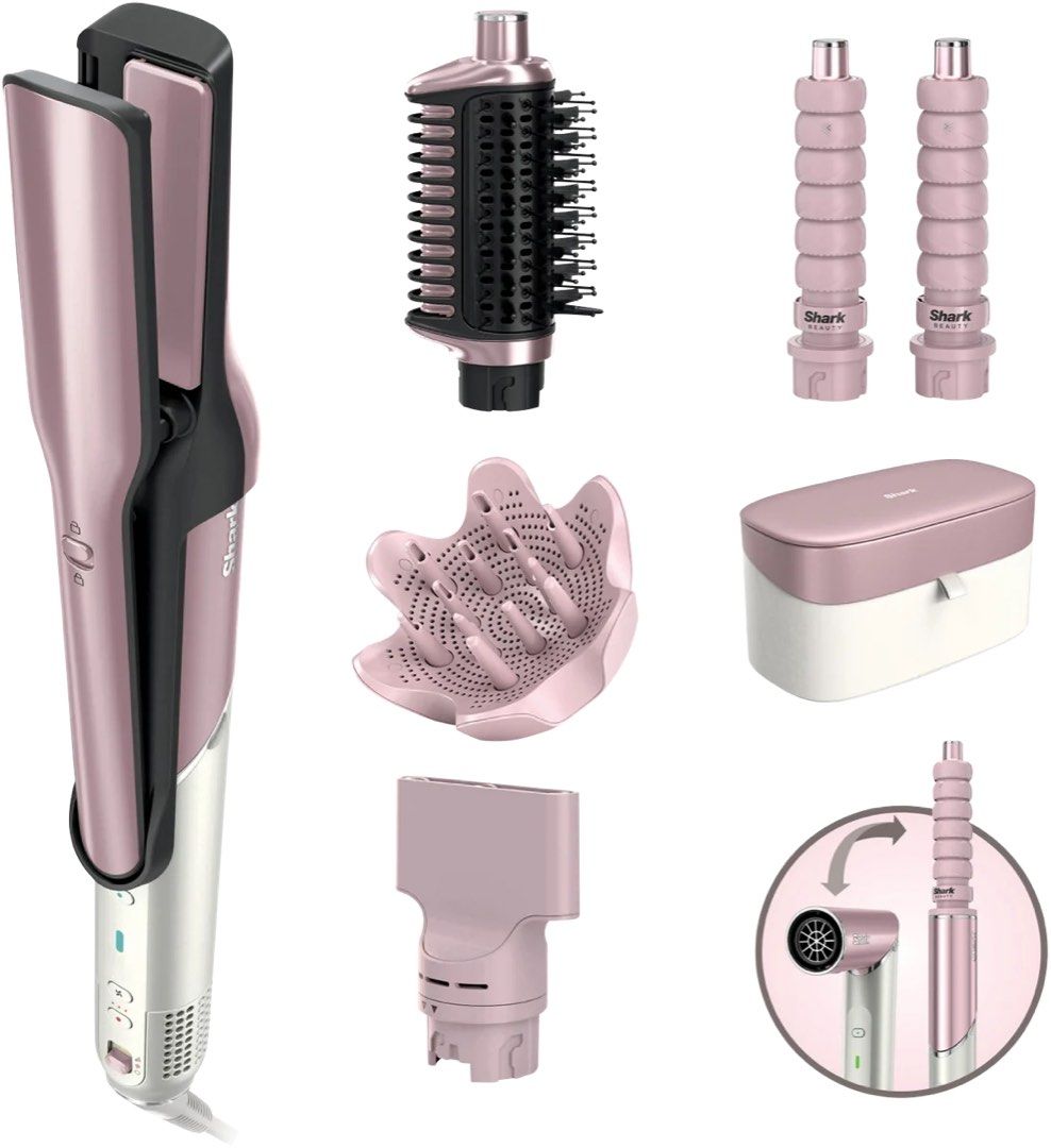 Shark Glam Ceramic Air Styling And Drying System Soft Pink (Category: Hair) located in Quezon City. Submitted by sammy.stash (Listing ID 1468525622, Image 3). Description: Brand new and sealed. 220V :).