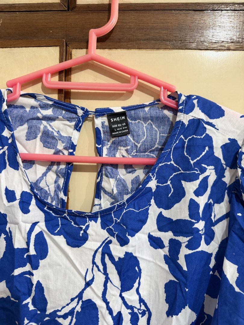 Shein Backless Blue Dress Large (Category: Dresses) located in Manila. Submitted by preloved_new_forsale (Listing ID 1468514783, Image 3). Description: .