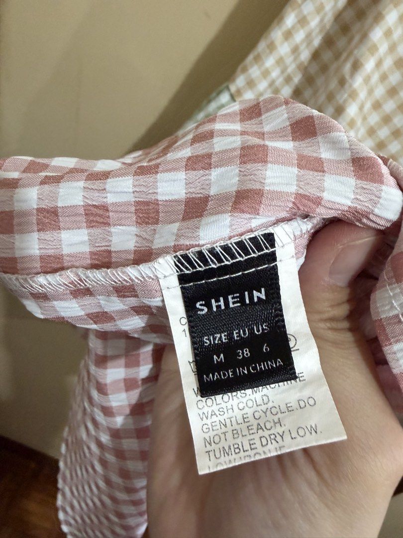 Shein Gingham Multicolor Dress Medium (Category: Dresses) located in Manila. Submitted by preloved_new_forsale (Listing ID 1468514394, Image 3). Description: .