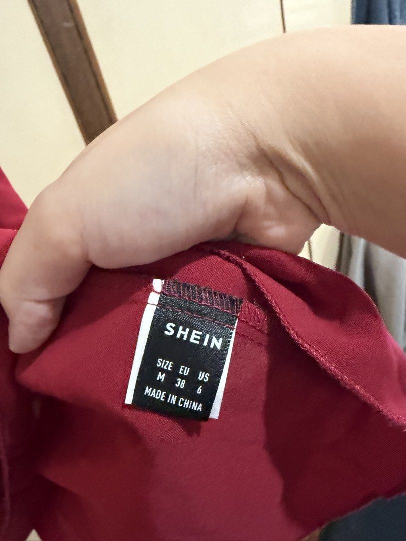 Shein Red Dress Medium (Category: Dresses) located in Manila. Submitted by preloved_new_forsale (Listing ID 1468516151, Image 3). Description: .