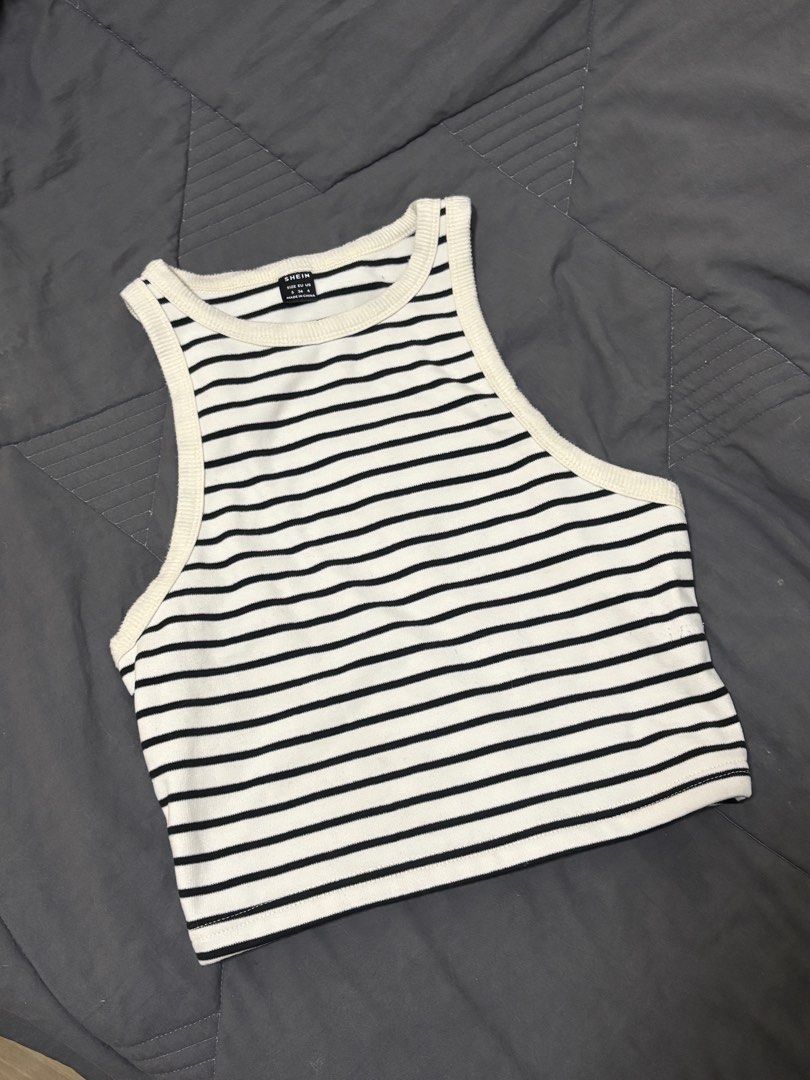 SHEIN Ribbed Top (Category: Sleeveless) located in Antipolo. Submitted by gmm_declutter (Listing ID 1468649092, Image 1). Description: - msg for deets!.
