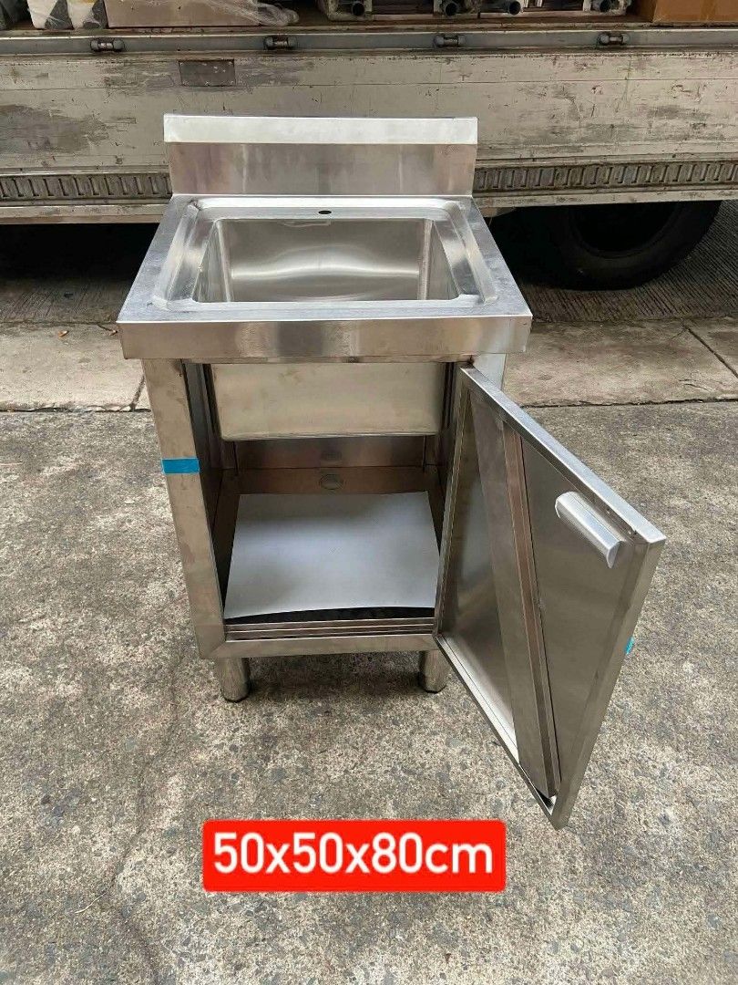 Sink with cabinet (Category: Shelves, Cabinets & Racks) located in Manila. Submitted by mightytiger_4bb6fd (Listing ID 1468615524, Image 1). Description: .