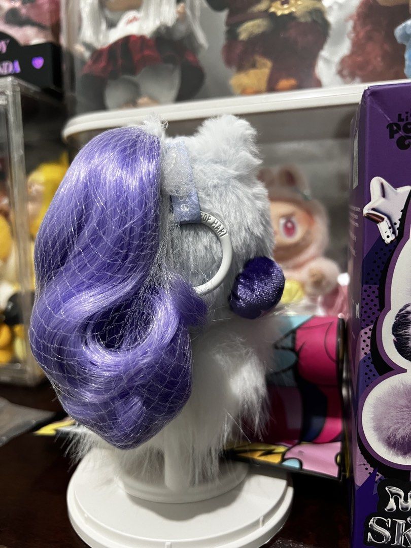 SKULLPANDA X MLP - Rarity (Category: Plushies & Soft Toys) located in Valenzuela. Submitted by greyzeep (Listing ID 1468550469, Image 2). Description: Rarity - Skullpanda X My Little Pony ₱1,000 only from PopNow 💜💜💜 Doll displayed on sealed acrylic case ONLY Complete inclusions (box, hair net, pouch and card) ❗️Please see minimal factory issue on photos posted (pink dot on hair, not noticeable) RFS: Downsizing collection 📝Pay as you order Mod