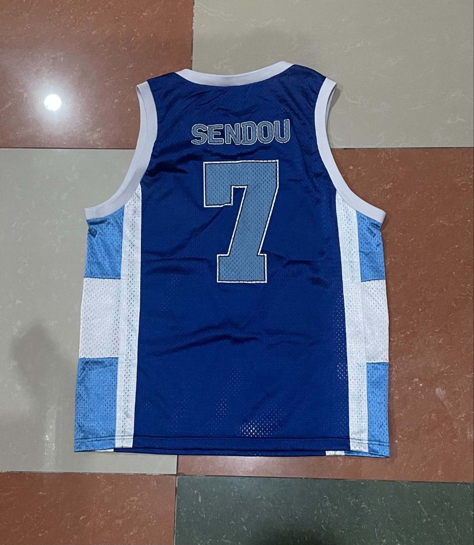 Slam Dunk Ryonan HS " Akira Sendou " Jersey (Category: Tshirts & Polo Shirts ) located in Bacolod City. Submitted by abkicks_apparel (Listing ID 1468691426, Image 2). Description: Slam Dunk Ryonan HS " Akira Sendou " Jersey Large on Tag W21 L28 Authentic Original As New Condition No Hidden Issues .