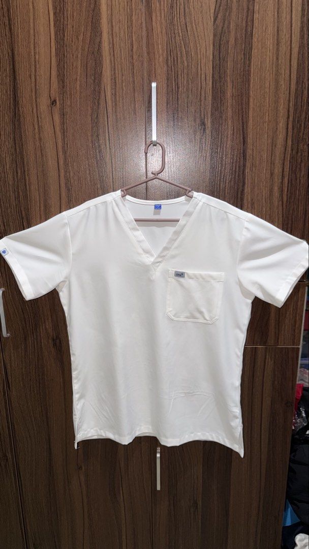 Small OTG Airstretch (Category: Sets & Coordinates) located in Malabon City. Submitted by hanschannn (Listing ID 1468563234, Image 1). Description: Small OTG Airstretch Scrubs🤍 Selling my OTG Airstretch Scrubs, worn for only 2 weeks and still in great condition! Well taken care of. I already have a regular hospital uniform, so I’m letting these go. Original receipt, tags, and paper bag included for possible custom embroidery at OTG. 📌 INCLUSION