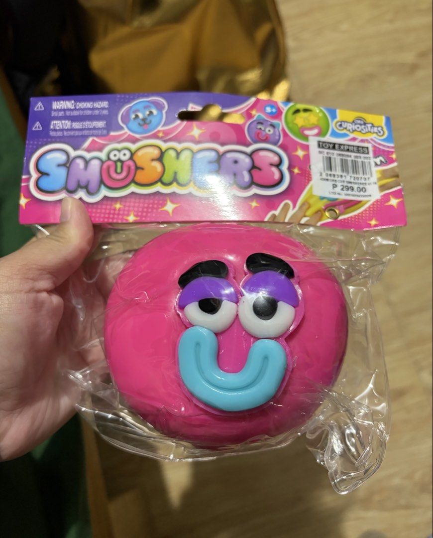 Smushers ORB Curiosities (Category: Interactive Toys) located in Taguig. Submitted by its_bella (Listing ID 1468500307, Image 3). Description: 𐙚 ₊˚✧ WTS / LFB ✧˚₊ Smushers! * Original / Authentic * ₱450 each 📍 Taguig 💳 MOP: MariBank | GoTyme 📦 MOD: Lalamove | Grab | J&T.