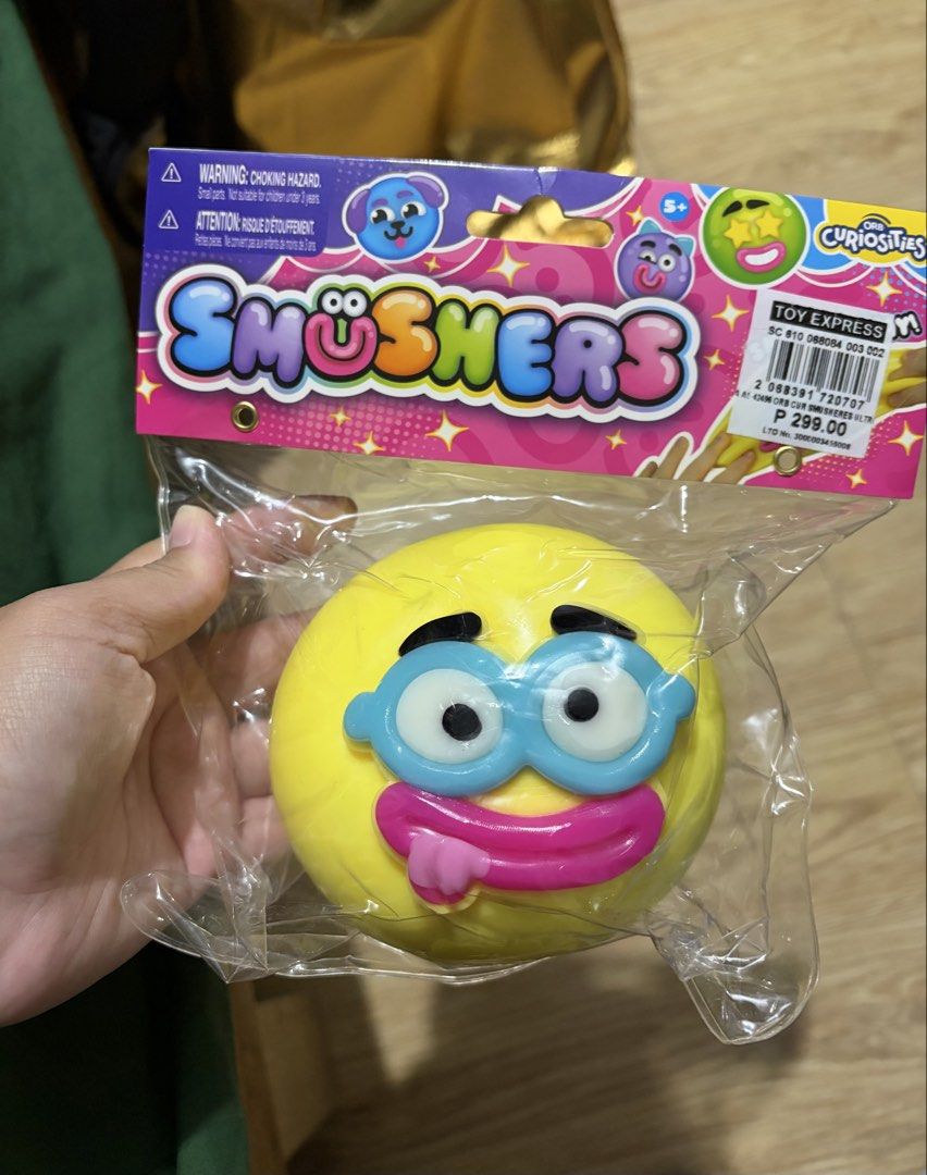 Smushers ORB Curiosities (Category: Interactive Toys) located in Taguig. Submitted by its_bella (Listing ID 1468500307, Image 2). Description: 𐙚 ₊˚✧ WTS / LFB ✧˚₊ Smushers! * Original / Authentic * ₱450 each 📍 Taguig 💳 MOP: MariBank | GoTyme 📦 MOD: Lalamove | Grab | J&T.