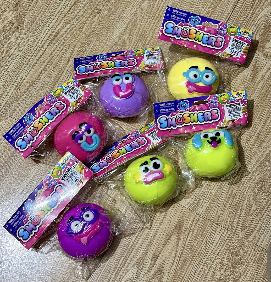 Smushers ORB Curiosities (Category: Interactive Toys) located in Taguig. Submitted by its_bella (Listing ID 1468500307, Image 1). Description: 𐙚 ₊˚✧ WTS / LFB ✧˚₊ Smushers! * Original / Authentic * ₱450 each 📍 Taguig 💳 MOP: MariBank | GoTyme 📦 MOD: Lalamove | Grab | J&T.