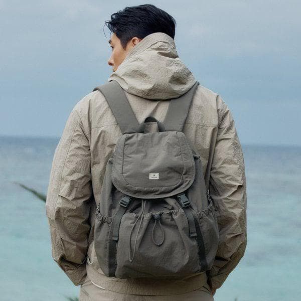 Snow Peak Cample Backpack 25L Dhark khaki grey (Category: Luxury Bags & Wallets) located in Los Banos. Submitted by streetwear.collections (Listing ID 1468641131, Image 3). Description: Snow Peak Cample Backpack 25L Dhark khaki grey Excellent condish Php 3300 Thanks! .