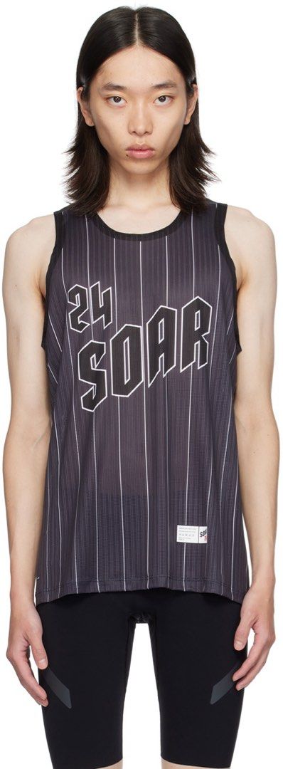 Soar Running American Race Tank Top (Category: Activewear) located in Cavite. Submitted by francuhstuff_ph (Listing ID 1468670677, Image 2). Description: Soar Running American Race Tank Top XL Length: 26.5 Width: 19.5 Shoulder: 10.5 Hem: 19.5 Used excellent condition No flaws/issues.