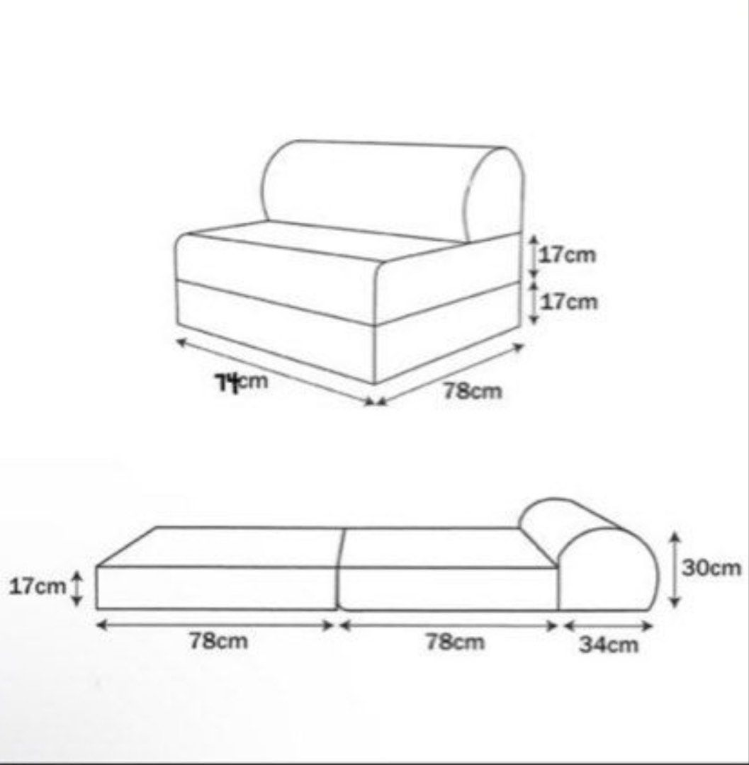 Sofa Bed (Category: Sofas) located in Singapore. Submitted by kopicat2018 (Listing ID 1468512965, Image 2). Description: Good condition sofa bed. Self-collect or arrange your own pick-up.