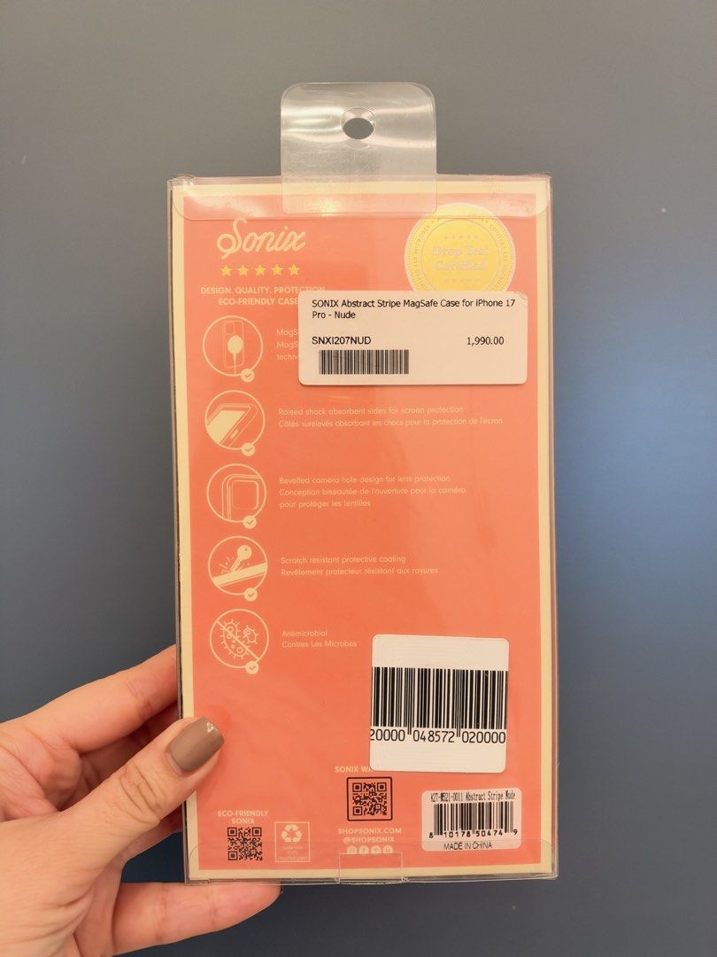 Sonix Case for iPhone 17/18 Pro (Category: Cases & Sleeves) located in Marikina City. Submitted by casesandmanymore (Listing ID 1468573481, Image 2). Description: .