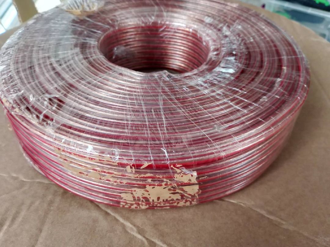 SPEAKER WIRE Specs: #22 x 100mts Transparent (Category: Everything Else Others) located in Manila. Submitted by 09171479278_elsie. (Listing ID 1468515737, Image 2). Description: SPEAKER WIRE Specs: #22 x 100mts Transparent.