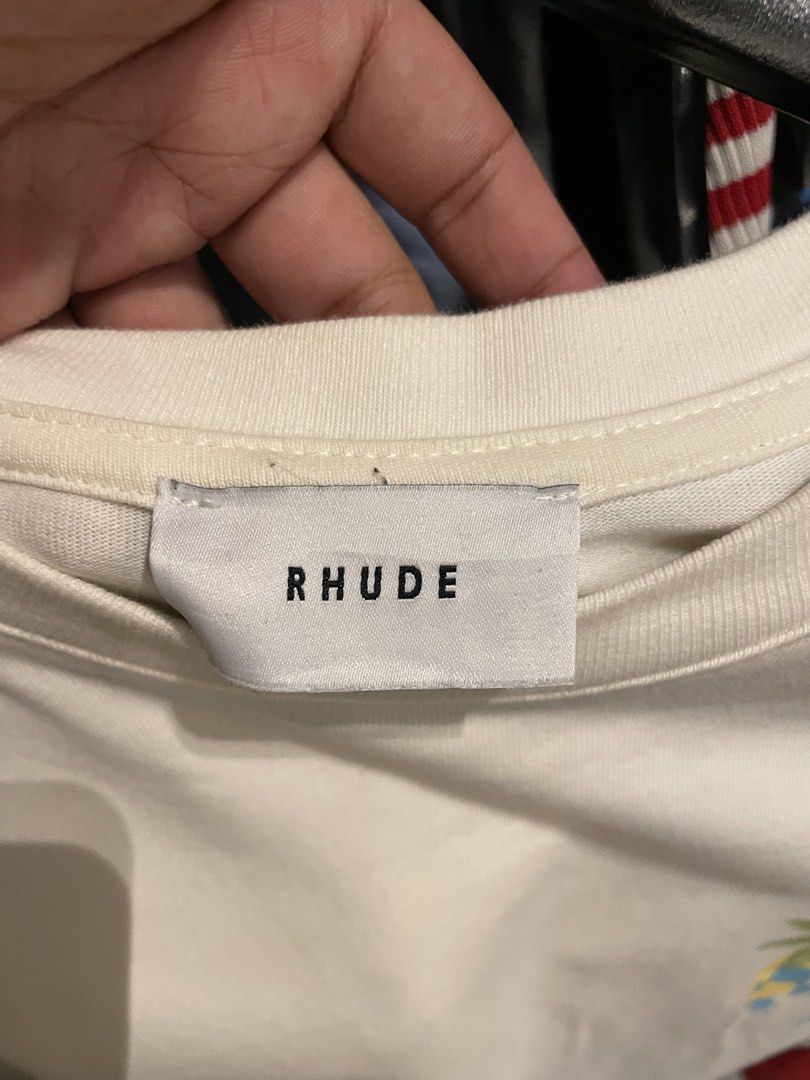 SS23 Rhude Moonlight Tropics Tee (Category: Tshirts & Polo Shirts ) located in Angeles City. Submitted by wa2si (Listing ID 1468650490, Image 3). Description: Size: Small Excellent condition No flaws.