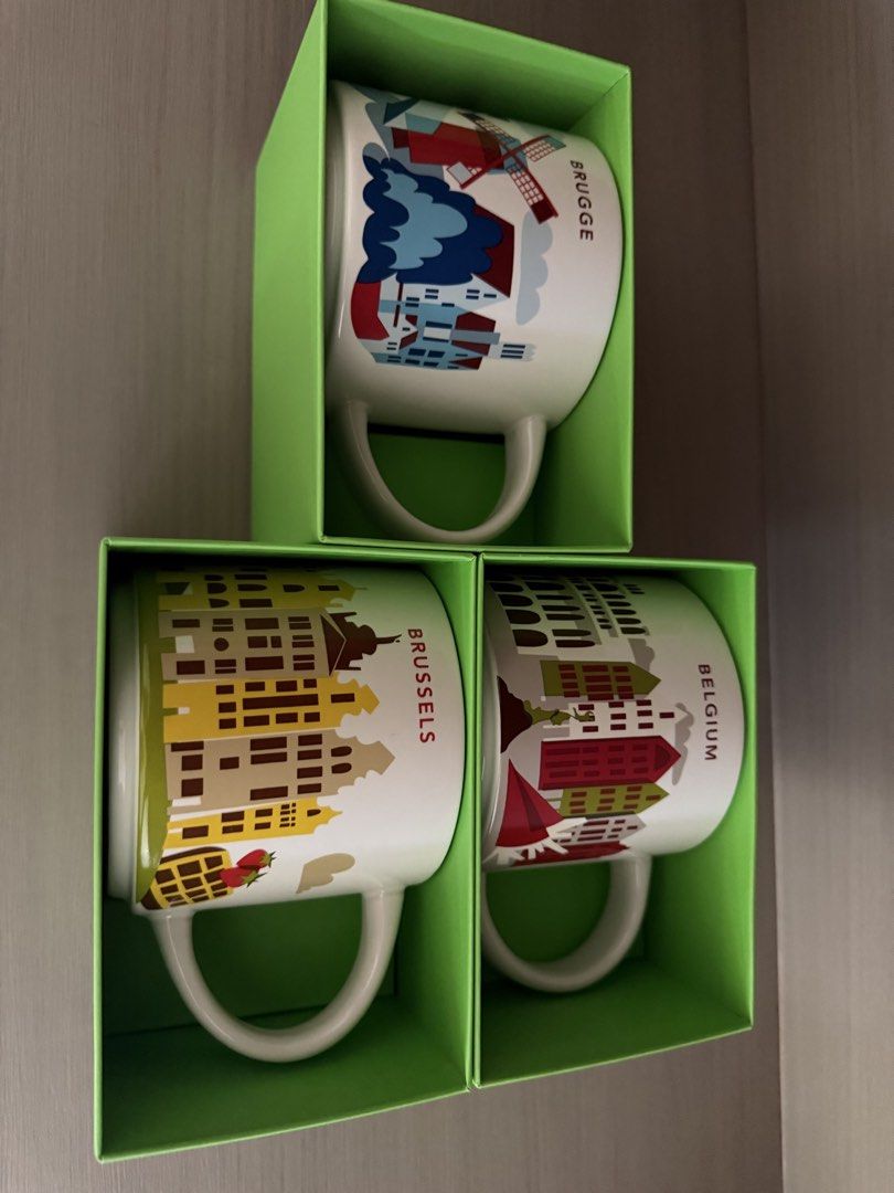 Starbucks Belgium Brugge Brussels Mug (Category: Vintage Collectibles) located in Manila. Submitted by ponyo.1 (Listing ID 1468563896, Image 1). Description: 1800 each .