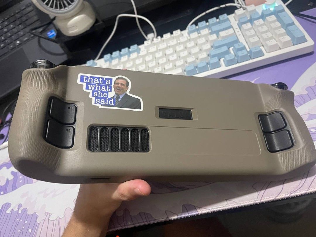 Steamdeck OLED 512 +512GB (Category: Others) located in Caloocan City. Submitted by puregem.31a92b (Listing ID 1468558280, Image 2). Description: Steamdeck oled 512gb + 512 sd card FOR SALE OR SWAP/TRADE 34k if sale Open for swap sa laptop/ switch 2/PS5 NO BOX With orig charger and games installed already. Games: Re2 remake Dq 11 remastered Witcher 3 Stellar blade Elden ring Hollow knight First berserker kazan 007 first light(not compatible pero 