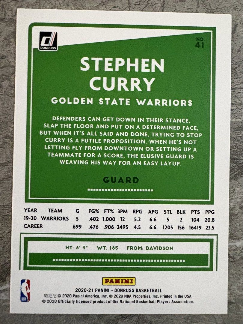 Stephen Curry 41 (Category: Raw Singles) located in Manila. Submitted by steadycards80 (Listing ID 1468569847, Image 2). Description: .