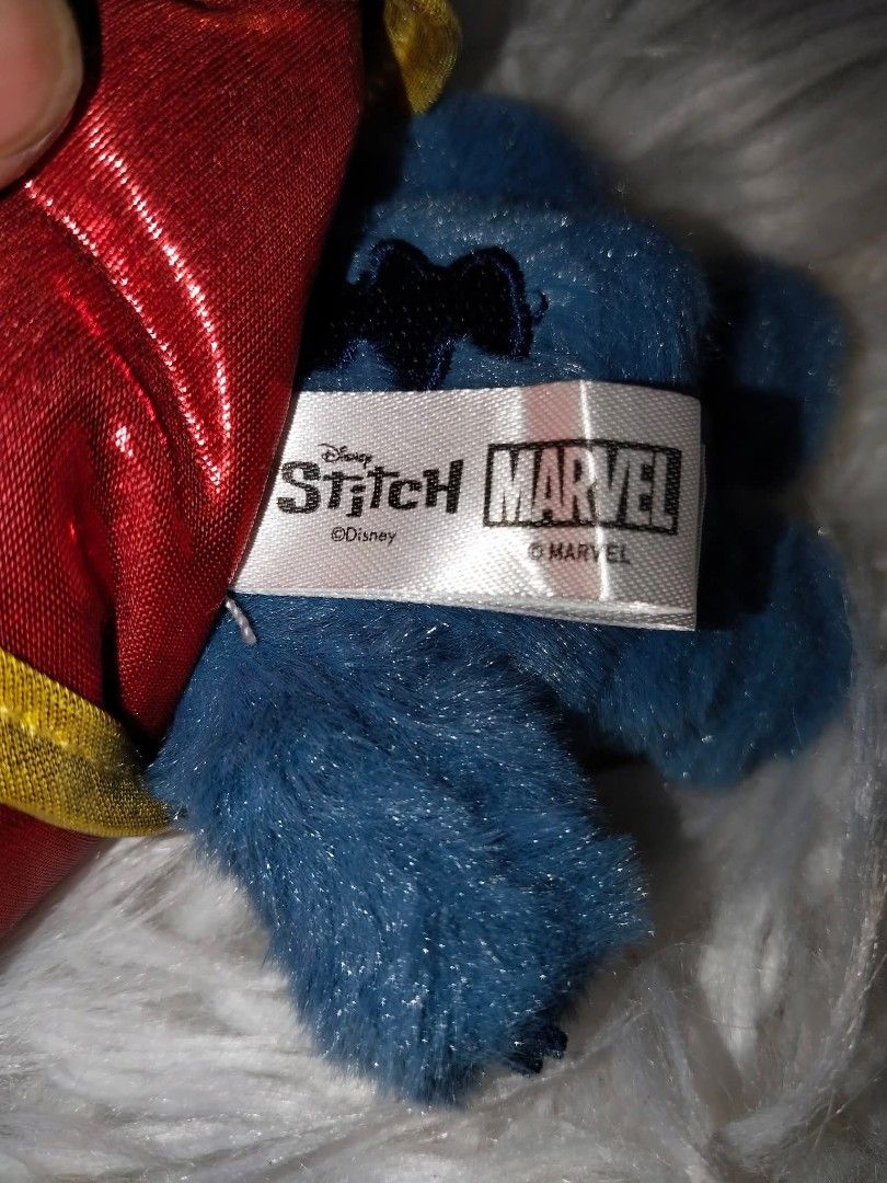 Stitch x Marvel (Category: Plushies & Soft Toys) located in Marikina City. Submitted by duaaaaa (Listing ID 1468527896, Image 3). Description: AS NEW CONDITION NO ISSUE.