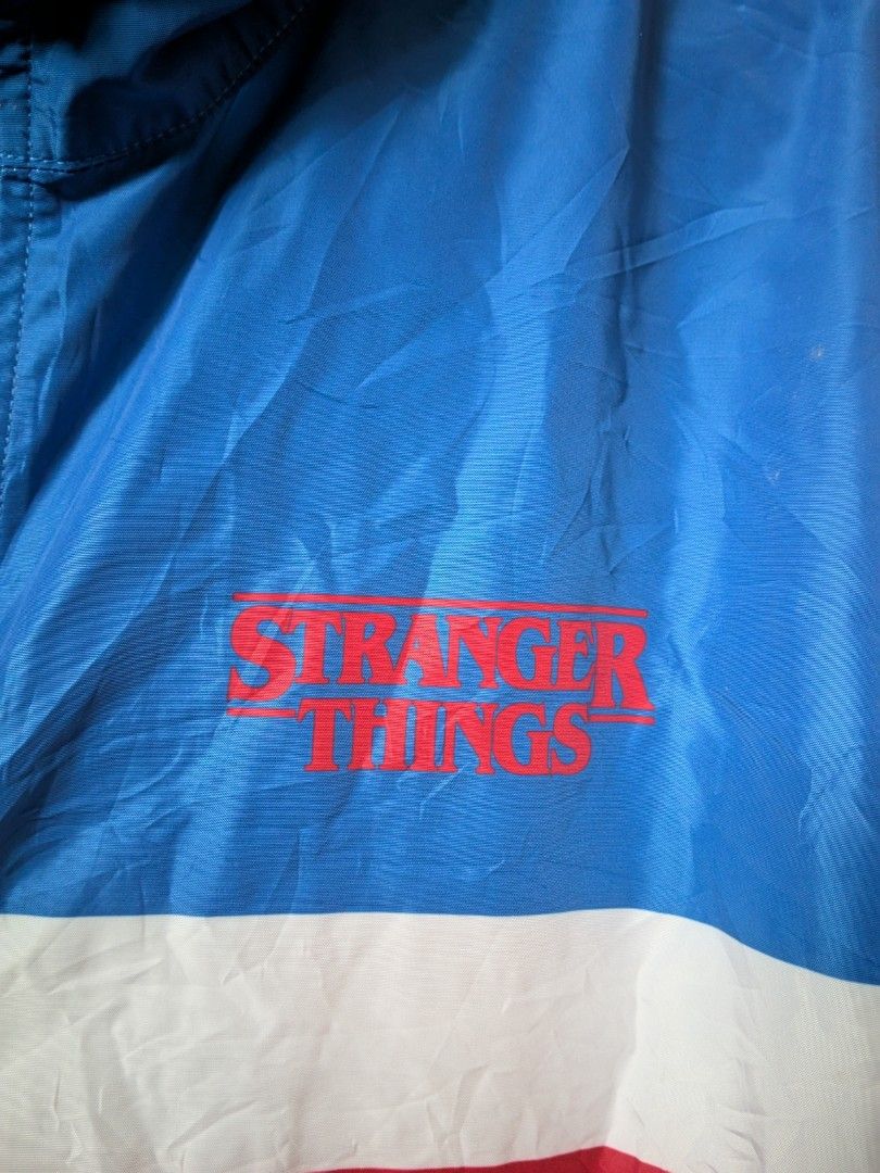 Stranger Things Windbreaker (Category: Coats, Jackets and Outerwear) located in Cebu City. Submitted by anythingpretty04 (Listing ID 1468577872, Image 3). Description: best fit Medium for loose fit , if size L exact fit..