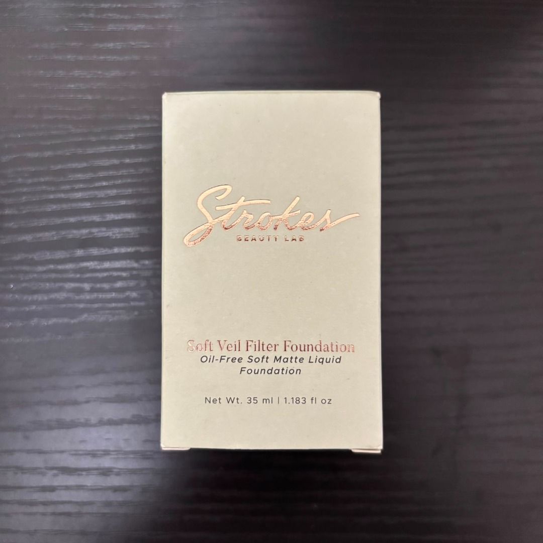 Strokes Beauty Lab Soft Veil Filter Foundation - Light 02 Warm (Category: Makeup) located in Manila. Submitted by kndsccart (Listing ID 1468622518, Image 1). Description: swatched once shade: Light Warm (Light 02) expiry date: september 2027 gcash/bpi shipping via j&t or lalamove loc: manila .