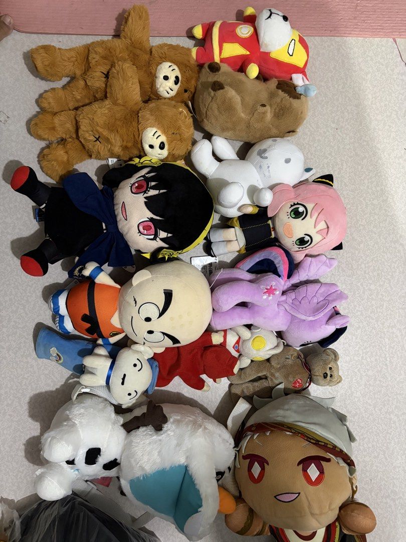 Stuffed toys lot (Category: Plushies & Soft Toys) located in Quezon City. Submitted by mc.dandelion (Listing ID 1468712252, Image 2). Description: Some have tags Olaf need wash As is ✨.