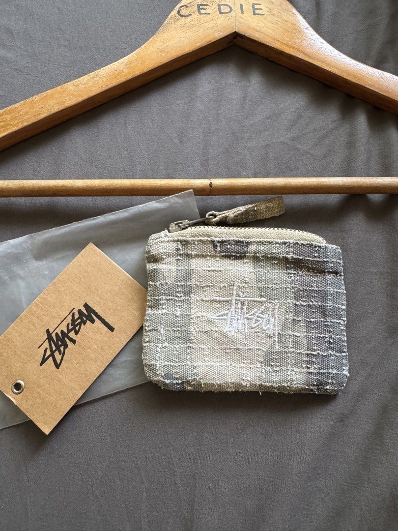 Stussy camouflage coin wallet (Category: Wallets & Card Holders) located in Davao. Submitted by fafacedie (Listing ID 1468632042, Image 1). Description: Stussy camou coin purse. Pre owned Excellent condition. Normal signs of usage 1k+sf.
