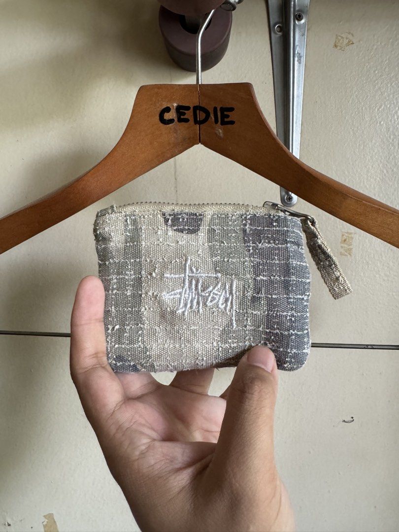 Stussy camouflage coin wallet (Category: Wallets & Card Holders) located in Davao. Submitted by fafacedie (Listing ID 1468632042, Image 2). Description: Stussy camou coin purse. Pre owned Excellent condition. Normal signs of usage 1k+sf.