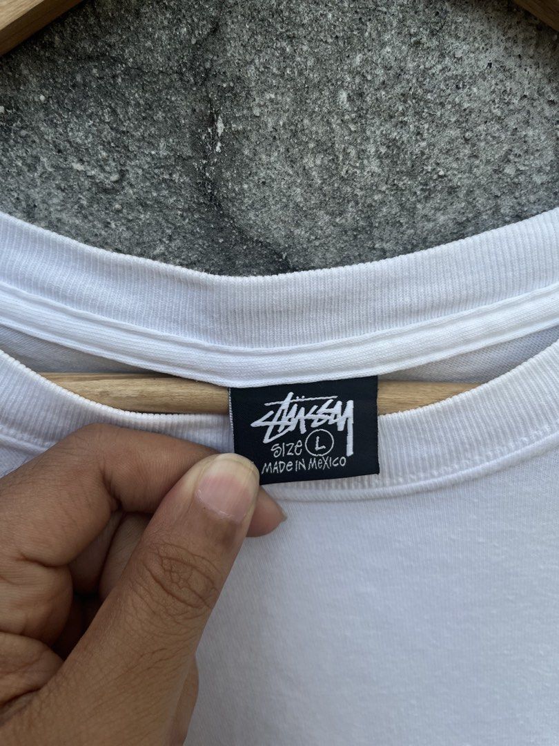 Stussy ‘Fuzzy Dice’ (Category: Tshirts & Polo Shirts ) located in Taguig. Submitted by rafaeljohnmangi (Listing ID 1468621980, Image 3). Description: Stussy ‘Fuzzy Dice’ 22.5 x 28.5 Large Color rate: 9/10 Issue: minimal hairlines.