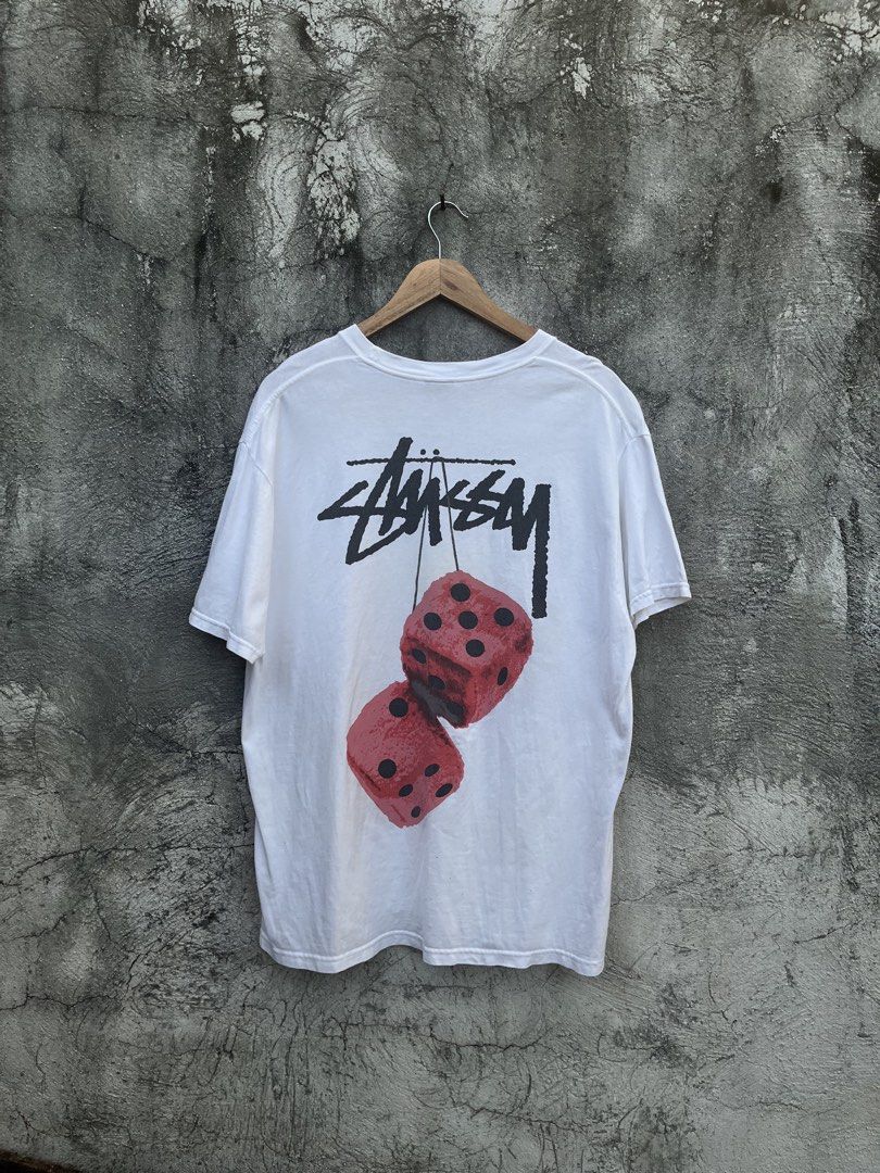 Stussy ‘Fuzzy Dice’ (Category: Tshirts & Polo Shirts ) located in Taguig. Submitted by rafaeljohnmangi (Listing ID 1468621980, Image 2). Description: Stussy ‘Fuzzy Dice’ 22.5 x 28.5 Large Color rate: 9/10 Issue: minimal hairlines.