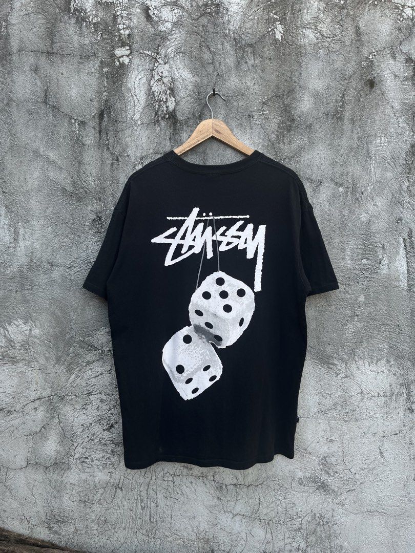 Stussy ‘Fuzzy Dice’ Black (Category: Tshirts & Polo Shirts ) located in Taguig. Submitted by rafaeljohnmangi (Listing ID 1468622282, Image 2). Description: Stussy ‘Fuzzy Dice’ 23 x 30 Large - Xlarge Color rate: 9.5/10 Issue: very very minimal Hairlines (unnoticeable) .