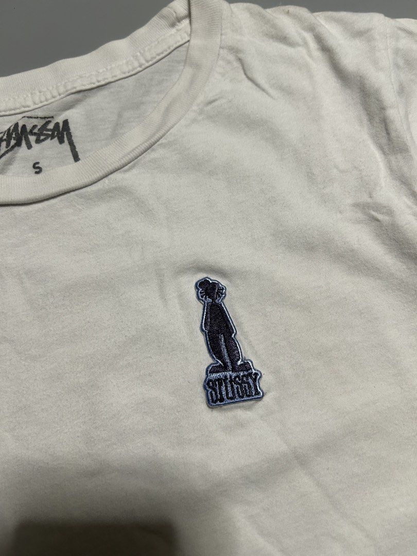 Stussy shadowman embroirdered chest logo (authentic) (Category: Tshirts & Polo Shirts ) located in Trece Martires City. Submitted by flip_flips (Listing ID 1468527356, Image 2). Description: Stussy shadowman embroirdered chest logo (authentic) -Small on tag -Dimes: 20 width 25 length -Excellent condition -9.5/10 color rate -issue: none.
