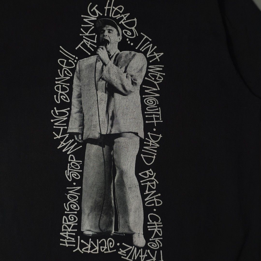 Stussy x Talking Heads (Category: Tshirts & Polo Shirts ) located in Butuan. Submitted by prince0922 (Listing ID 1468685322, Image 3). Description: Stüssy Talking Heads Size on tag: M best fit L Width: 21.5 Length: 28 Very Good Condition Issue: Hairline Cracks Color Rate: 9/10 Price: 2800📥.