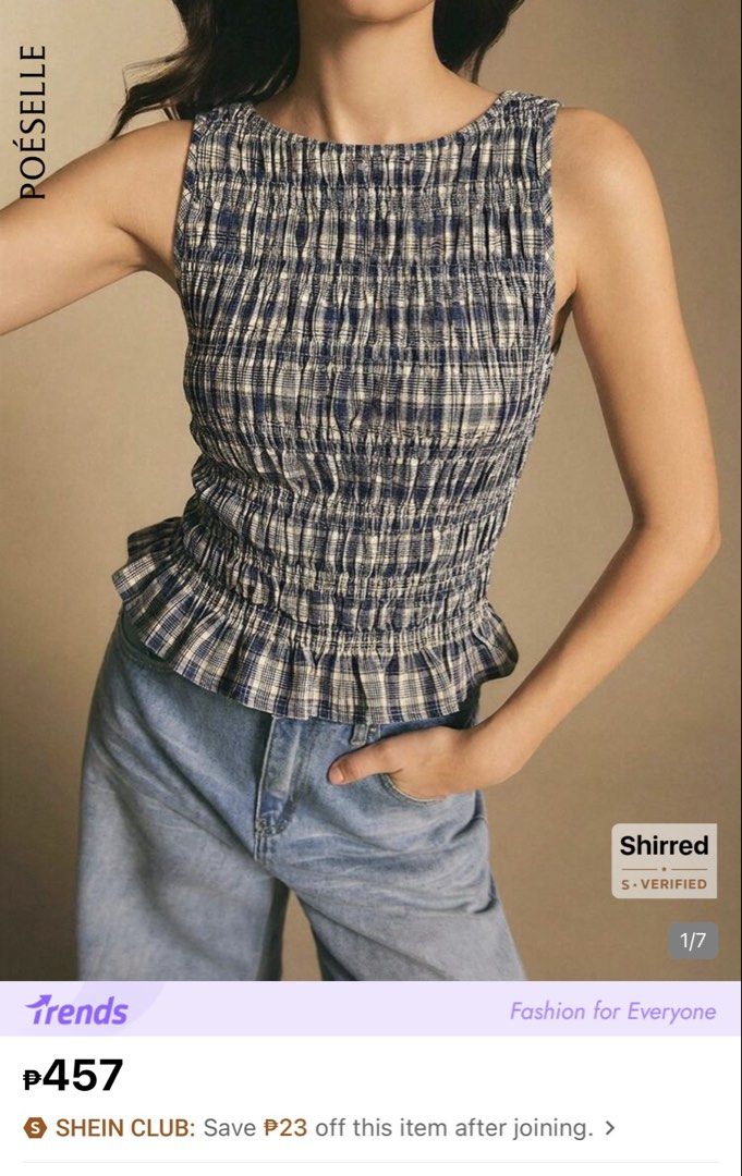 Summer Boho Top (Category: Others Tops) located in Manila. Submitted by thrifts.el (Listing ID 1468510077, Image 1). Description: Summer Boho Top Excellent Condition Once lang nagamit Size Small No Issue Original Price- 457 Sale Price- 320 Loc South Caloocan Courier. J&T/Lalamove.