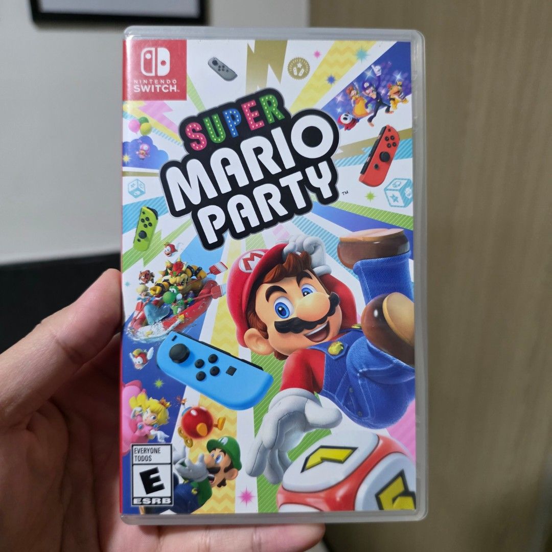 Super Mario Party switch game (Category: Nintendo) located in Manila. Submitted by sweettotes_ph (Listing ID 1468582672, Image 1). Description: No issues Fully working Good condition I have other games feel free to check my listings :) For pickup or delivery Bdo Gcash Maya Gotyme payment.