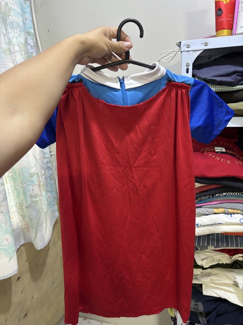 Supergirl DC Costume (Category: Babies & Kids Fashion) located in Mabalacat. Submitted by E-Clothings (Listing ID 1468674330, Image 3). Description: 🦸‍♀️ DC Supergirl Costume – Size Medium Let your little one shine like a superhero! 💖✨ ✨ Character: Supergirl (DC Comics) 📏 Size: Medium – fits approximately 4–5 years old 👧 Perfect for: Halloween, costume parties, school events, dress-up, and photoshoots! 💫 Cute and fun superhero costume for yo