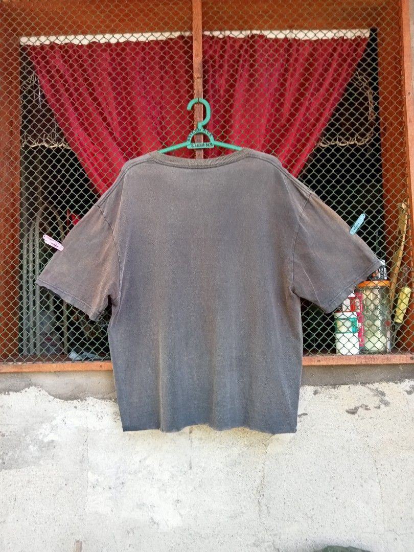 Supreme Tupac Tee Sun Faded & Trashed (Category: Tshirts & Polo Shirts ) located in Cabadbaran. Submitted by reizen_ace051823 (Listing ID 1468553178, Image 3). Description: - trashed condi, distressed sleeve, graphic fading, sunfaded, chopped hem, bleach stain, pinhole - size xl on tag - dimes L27 x W23.5 (boxy) - model 5'9 / 78kg.