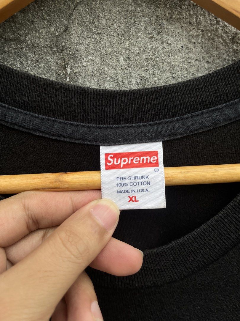 Supreme ‘Water Pistol’ Tee (Category: Tshirts & Polo Shirts ) located in Taguig. Submitted by rafaeljohnmangi (Listing ID 1468617709, Image 2). Description: Supreme ‘Water Pistol’ Tee Authentic 24.5 x 31.5 Xlarge (Rare Size) Color rate: 10/10 (BRANDNEW CONDITION❗️) No issue.