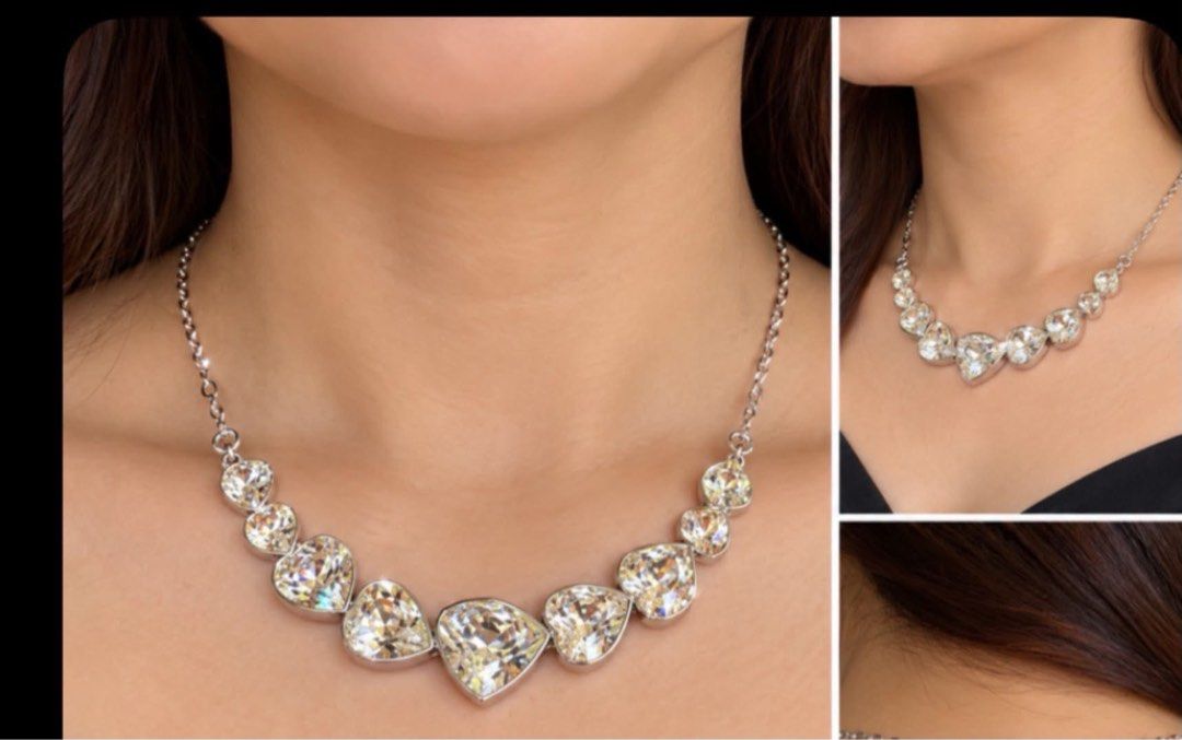 Swarovski Necklace (Category: Necklaces) located in Quezon City. Submitted by liezl.marie (Listing ID 1468686237, Image 3). Description: A Swar0vski Crystal Heart Necklace with a 9-heart crystal design. 4,800 Open for layaway. Disclaimer: We are not affiliated, associated, authorized, endorsed by or in any way officially connected with any other company or luxury brand. All copyrights are reserved to the original brand..