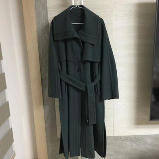 SYSTEM Cream Double Half Coat, Women's Fashion, Coats, Jackets and ...
