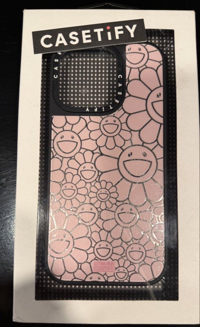 TAKASHI MURAKAMI x CASETiFY FOR IPHONE 16 PRO (Category: Cases & Sleeves) located in Manila. Submitted by maema97 (Listing ID 1468645786, Image 1). Description: Used for a week with original box QR .