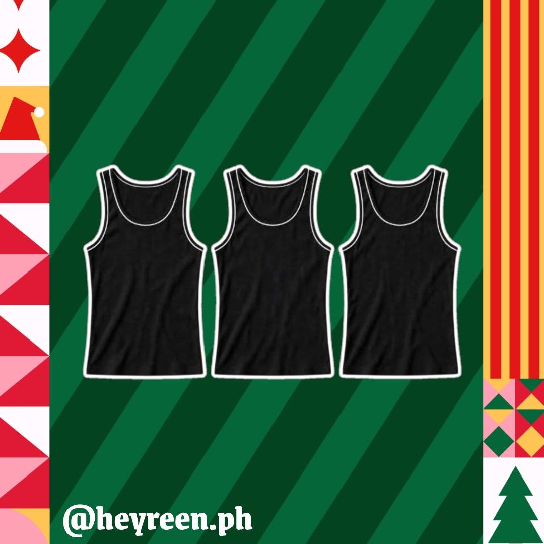 Tank Top Bundle 3pcs Black White Free Size | Sando Bundle (Category: Tshirts & Polo Shirts ) located in Makati City. Submitted by heyreen.ph (Listing ID 1468531131, Image 1). Description: TAYO PO, PINAKA-LOWEST AT THE MARKET! 💯 If natataasan po kayo sa PRESYO ko. Open po ang "MAKE OFFER" button ko. Kayo po mag-dedecide, ng PRESYO niyo. MABILISAN lang po ako magbenta. (all items, are sale on rush! 💨) 🚛 FAST & FREE SHIPPING on most items! ‡ DISC