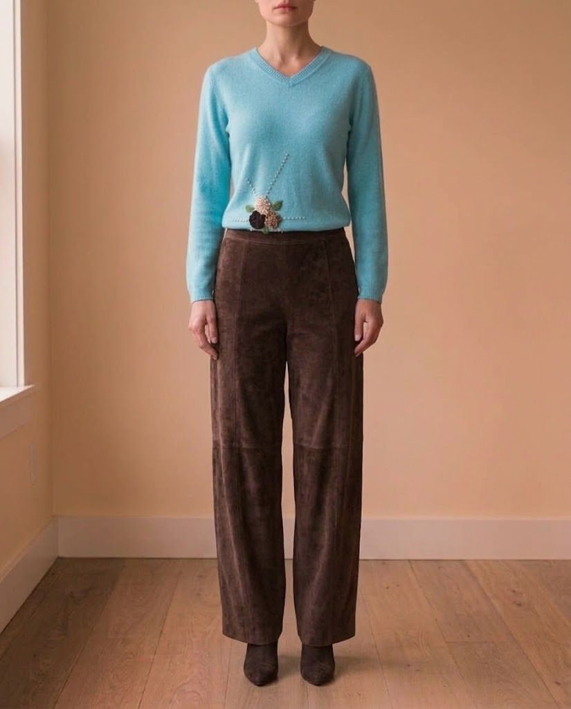 TEAL BLUE SWEATER TOP (Category: Longsleeves) located in Marikina City. Submitted by minimalistmanila (Listing ID 1468525816, Image 1). Description: Teal blue sweater with knitted accents. Fits small to semi med. Never used. Order now!.
