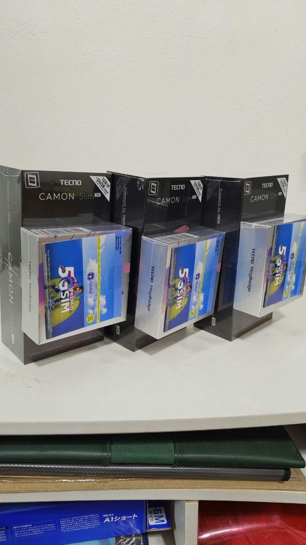 Tecno Camon Slim 5G Smartphone (Category: Android Others) located in Marikina City. Submitted by namocats (Listing ID 1468543726, Image 1). Description: 🔥 FOR SALE: Brand New, Factory Sealed TECNO Camon Slim 5G (128GB) - 100% Authentic! 🔥 I have 3 units available for sale. All are completely untouched, unopened, and still wrapped in their original factory plastic. Perfect for gifts, personal use, or reselling! Huge savings compared to buying at