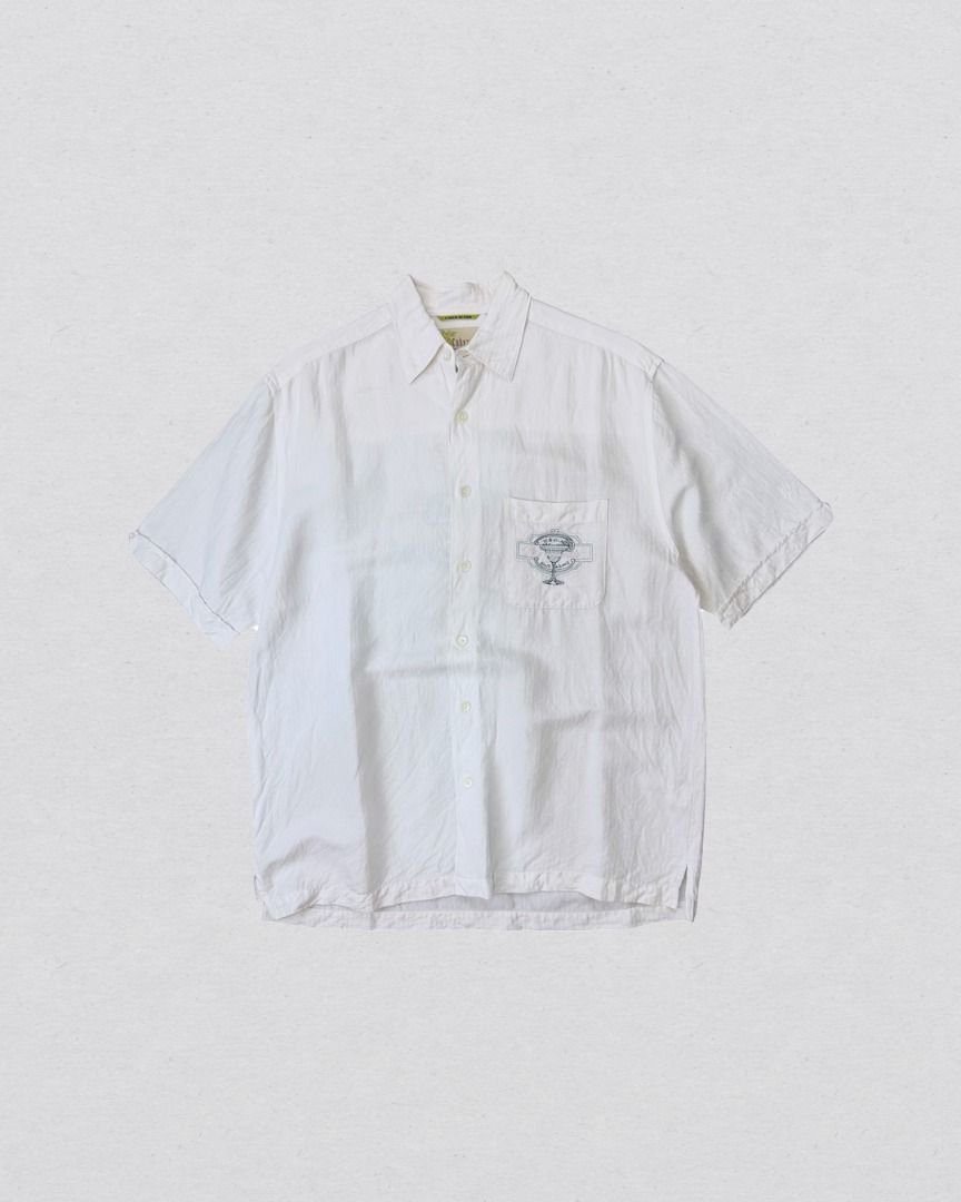 Tequila Cubavera Linen Blend polo (Category: Tshirts & Polo Shirts ) located in Cabanatuan. Submitted by argarments.ph (Listing ID 1468563058, Image 1). Description: Tagged: Medium on tag, fits large Width 22" | Length 29" Condition: Great condition Issue(s): -.