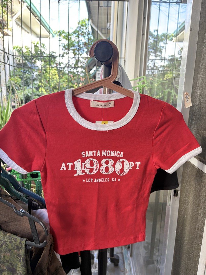 Terranova Ringer Crop Top (Category: Shirts) located in Solano. Submitted by zaillan (Listing ID 1468574323, Image 1). Description: BRAND NEW WITH TAGS - Material: Lightweight cotton - Perfect pairing: Great with high-waisted jeans.