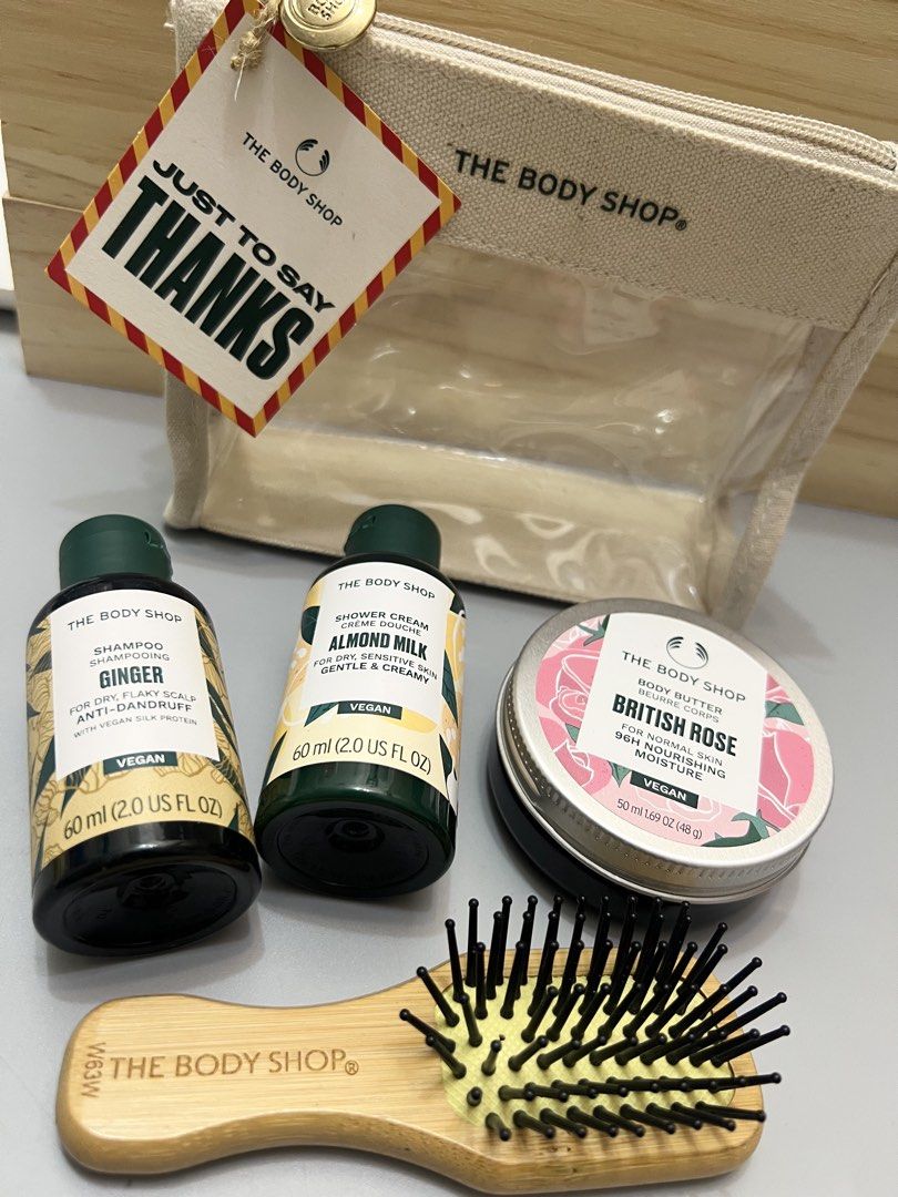 The Body Shop 5pc Gift Set (Category: Body Care) located in Quezon City. Submitted by hanjehfinds (Listing ID 1468623967, Image 1). Description: .