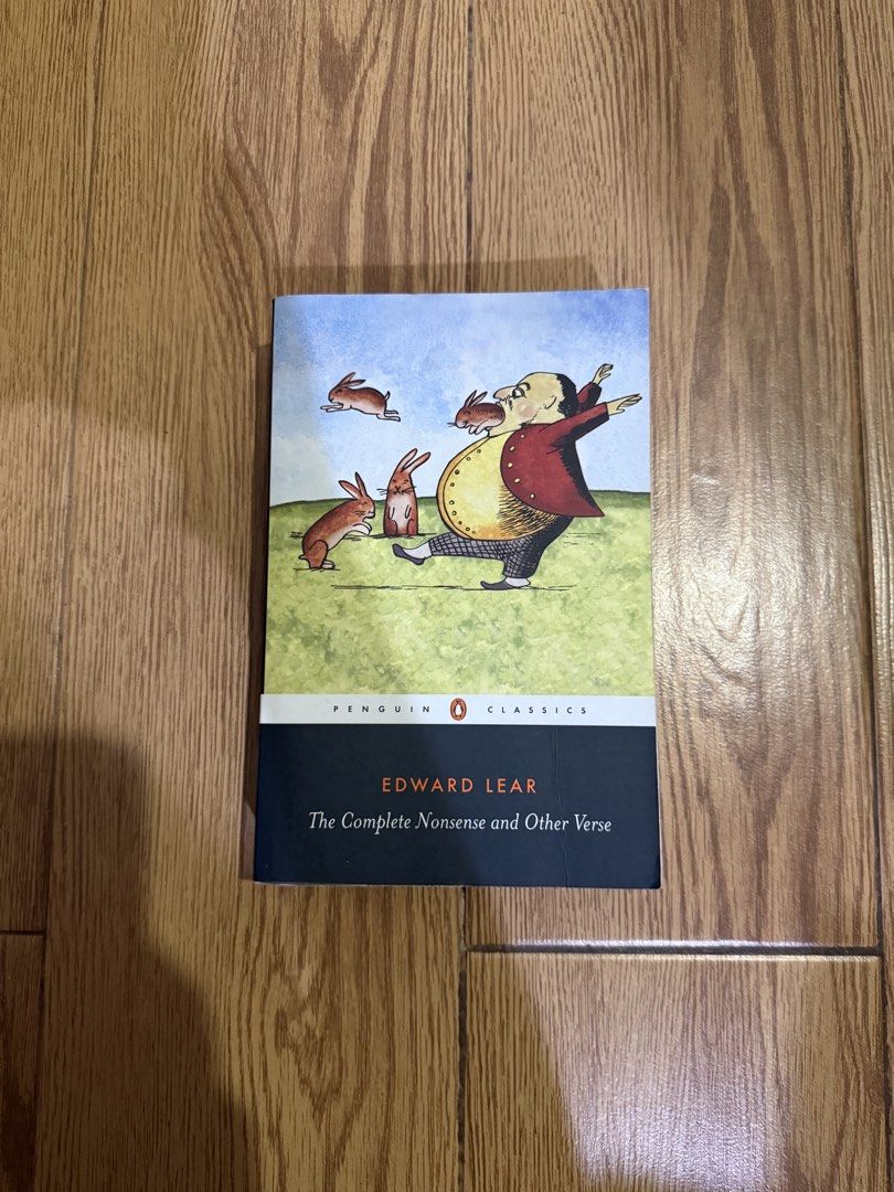 The Complete Nonsense and Other Verse by Edward Lear (TP) (Category: Storybooks) located in Guiguinto. Submitted by _booktalksph (Listing ID 1468631633, Image 1). Description: Condition: 🔖 With foxing 🔖 Tanned pages 🔖 No spine creases 🔖 Cover page has folds 🔖 Has dedication (please see pic posting) 💌 Feel free to DM for inquires ~~ 💌 Location: Bulacan 💌 MOP: Bank Transfer or Gcash 💌 MOD: Direct JNT // 📬Starts at 54 for MMPB books // 📬S