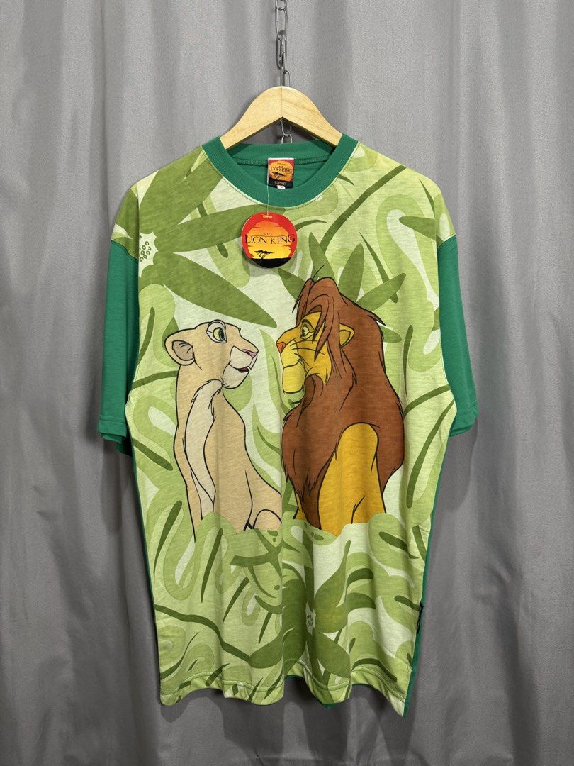The Lion King AOP (Category: Tshirts & Polo Shirts ) located in Meycauayan. Submitted by itstimothrifts (Listing ID 1468596374, Image 1). Description: The Lion King AOP Brand new w/ tag w/ issue (see last pic) Size XL W 23.5 L 31.