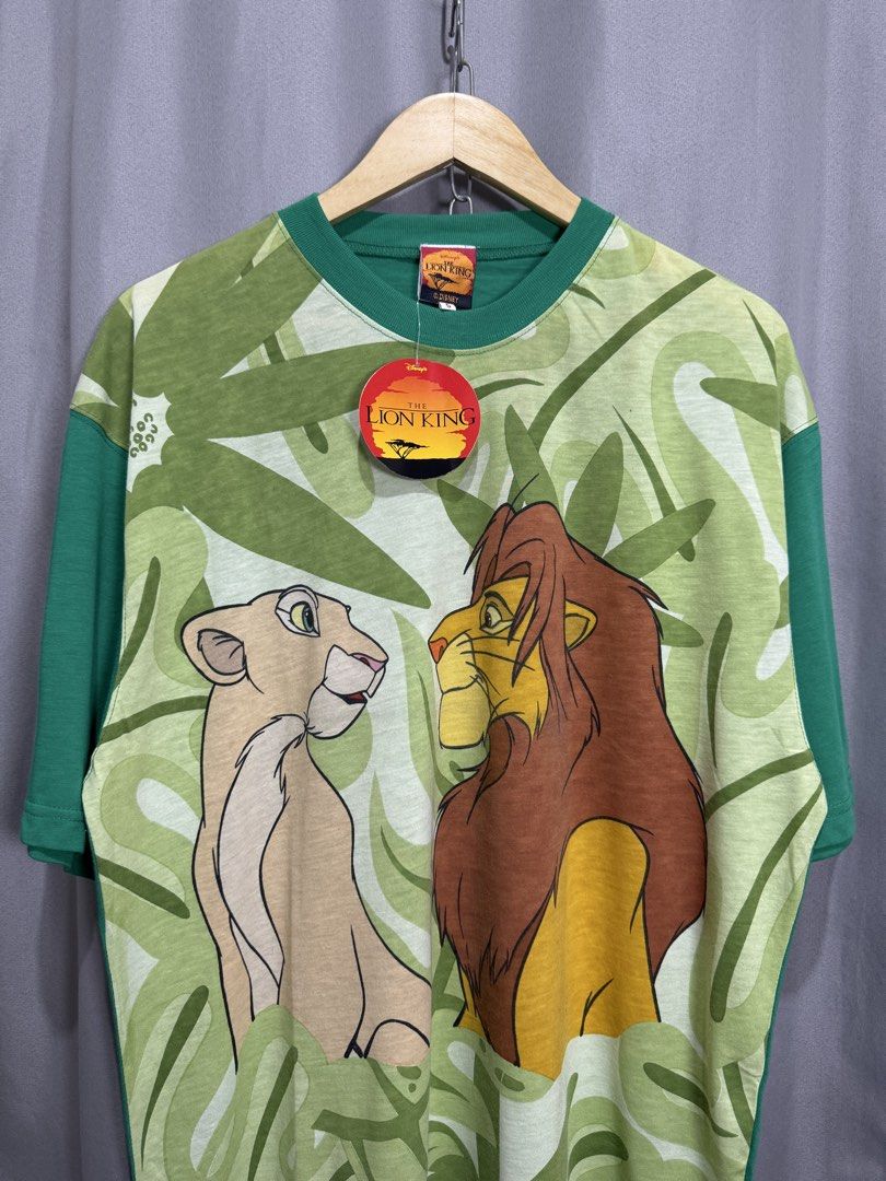 The Lion King AOP (Category: Tshirts & Polo Shirts ) located in Meycauayan. Submitted by itstimothrifts (Listing ID 1468596374, Image 2). Description: The Lion King AOP Brand new w/ tag w/ issue (see last pic) Size XL W 23.5 L 31.